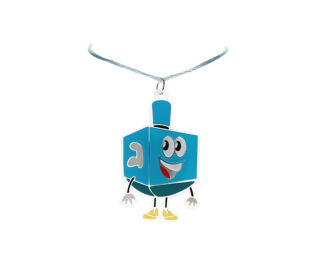 Light Up Dreidel Necklace